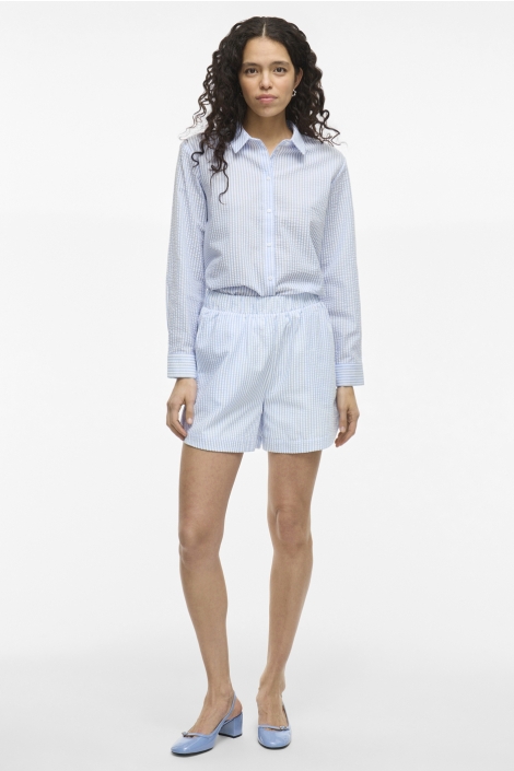 Vila vicoralina stripe loose shorts/ln